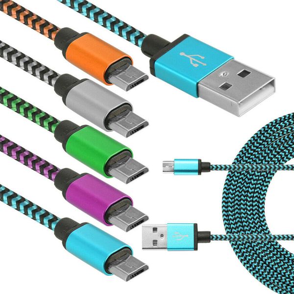3ft 6ft 10ft braided copper micro usb charger sync data cable cord for samsung galaxy s4 s5 for type-c all cellphone 
3ft 6ft 10ft braided copper micro usb charger sync data cable cord for samsung galaxy s4 s5 for type-c all cellphone