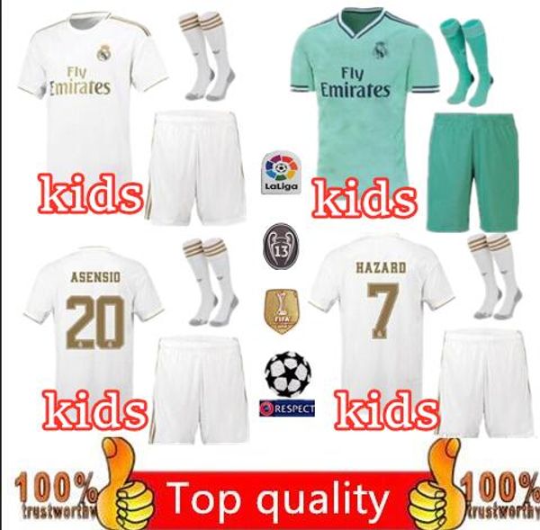 19 20 real madrid soccer jersey kids kits with socks 2019 2020 hazard kids kit vinicius jr modric bale football shirt isco uniform kits, Black;yellow
19 20 real madrid soccer jersey kids kits with socks 2019 2020 hazard kids kit vinicius jr modric bale football shirt isco uniform kits, Black;yellow