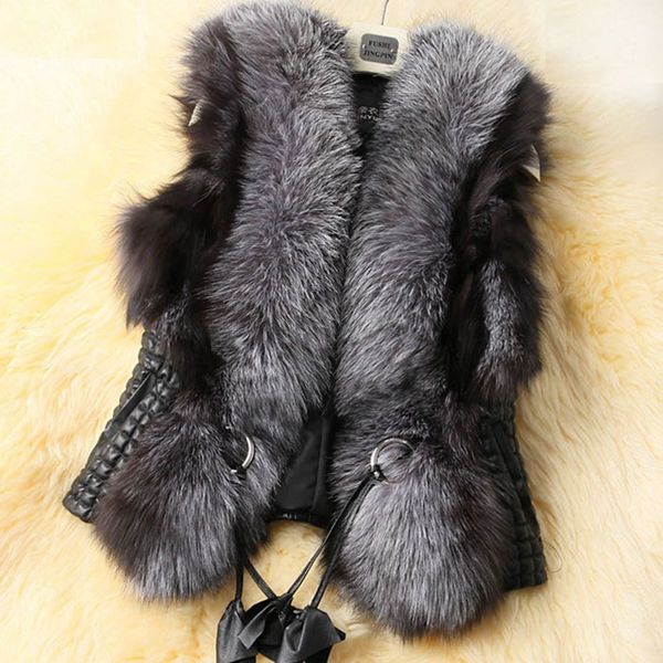 fur coat sale rushed wide-waisted v-neck 2018 faux fur vest warm winter fox pu jacket coats for women fashion female hn91, Black
fur coat sale rushed wide-waisted v-neck 2018 faux fur vest warm winter fox pu jacket coats for women fashion female hn91, Black