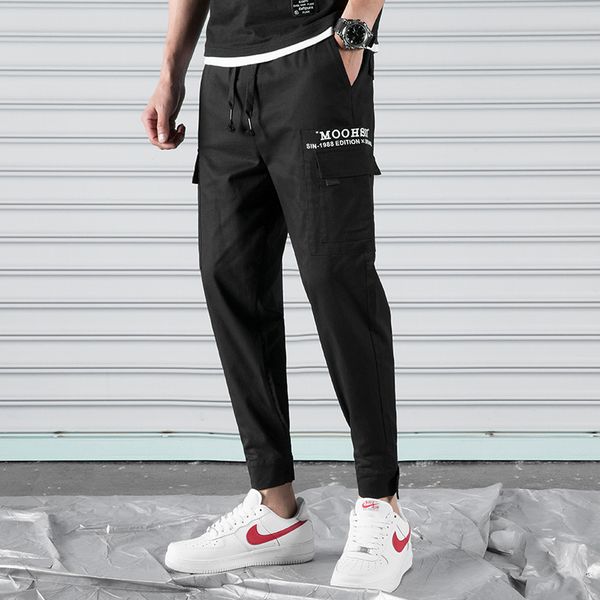 summer men's pants cargo pants streetwear men fashionable harem jogger sweatpants black yg808
summer men's pants cargo pants streetwear men fashionable harem jogger sweatpants black yg808