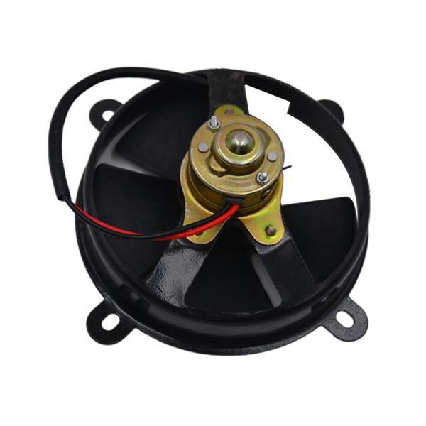black radiator thermo cooling fan universal for 150cc atv quad scooter
