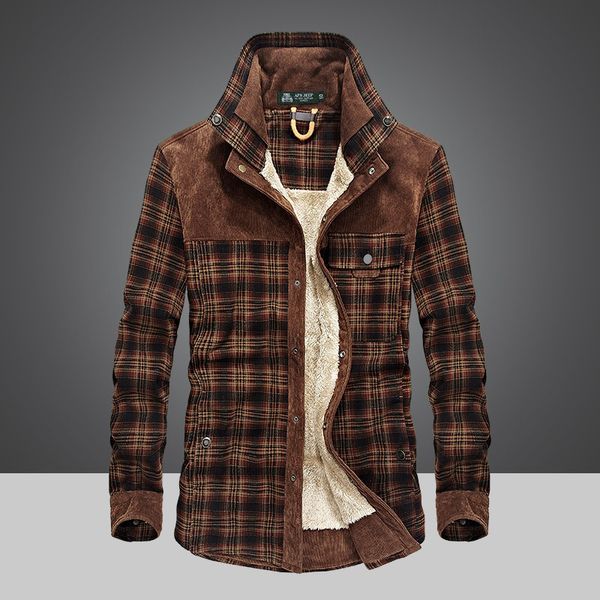 mens designer velvet long sleeve plaid warm business casual cotton shirt 13136 public edition, Black;brown
mens designer velvet long sleeve plaid warm business casual cotton shirt 13136 public edition, Black;brown