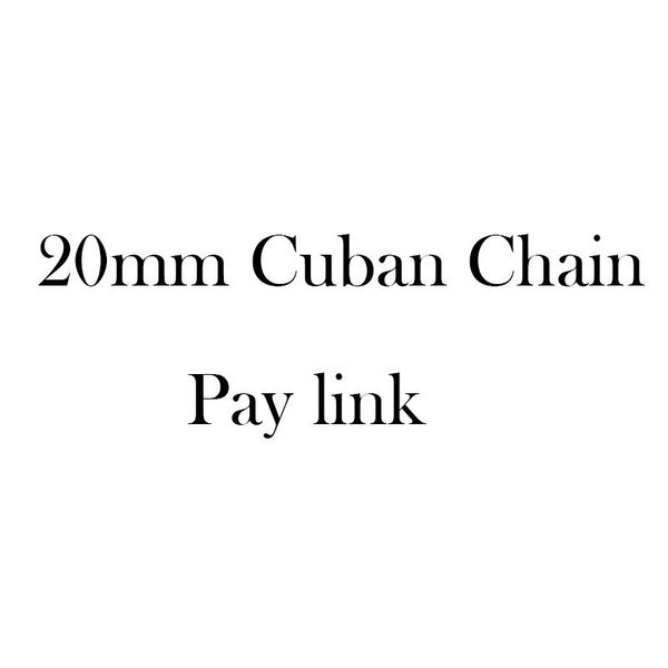 20мм кубинский chain pay link, Silver 
20мм кубинский chain pay link, Silver