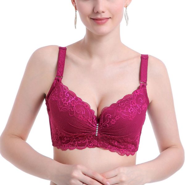 new plus size bra ultrathin lace bralette for woman racerback push up cotton brassiere underwire c d e cup bras underwear 105e, Red;black
new plus size bra ultrathin lace bralette for woman racerback push up cotton brassiere underwire c d e cup bras underwear 105e, Red;black