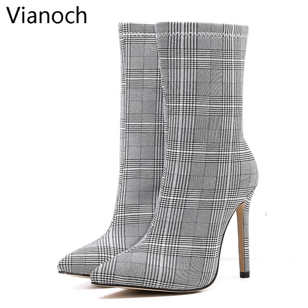 2019 new fashion women high heels mid calf boots pointed toe plaind shoes woman size 40 41 42 wo18081158, Black
2019 new fashion women high heels mid calf boots pointed toe plaind shoes woman size 40 41 42 wo18081158, Black