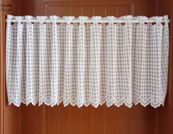 xinhuaease short white tulle curtain for kitchen window sheer door curtains grid roman blinds finished decorative valances
xinhuaease short white tulle curtain for kitchen window sheer door curtains grid roman blinds finished decorative valances