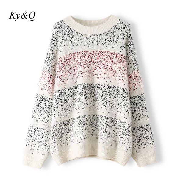 2020 spring women loose casual lazy fashion texture pullover luxury design o-neck dot embroidery long sleeve sweater clothes, White;black
2020 spring women loose casual lazy fashion texture pullover luxury design o-neck dot embroidery long sleeve sweater clothes, White;black