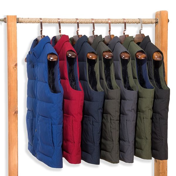 men's casual duck down jacket warm down vest winter outwear coat mens feather clothing jacket for men male 7611, Black
men's casual duck down jacket warm down vest winter outwear coat mens feather clothing jacket for men male 7611, Black