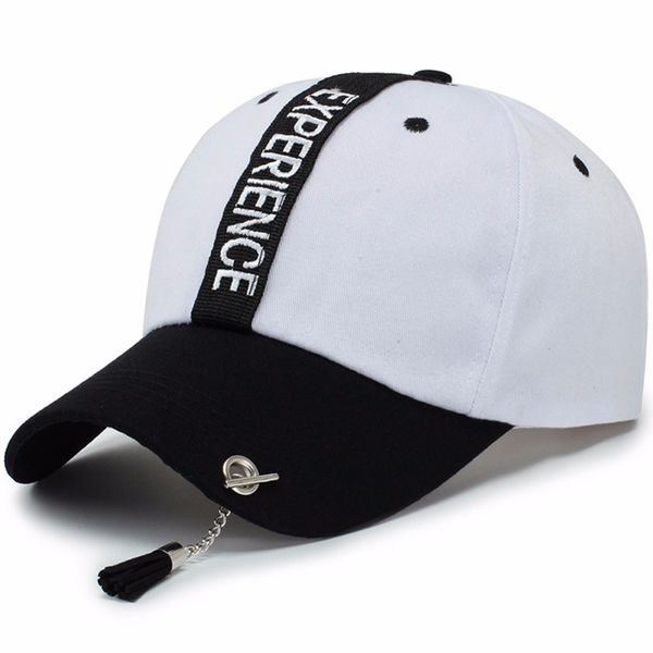 men women sunshade hats tassels pendant peaked personality cap fashion leisure time hip-hop caps, Black;white
men women sunshade hats tassels pendant peaked personality cap fashion leisure time hip-hop caps, Black;white