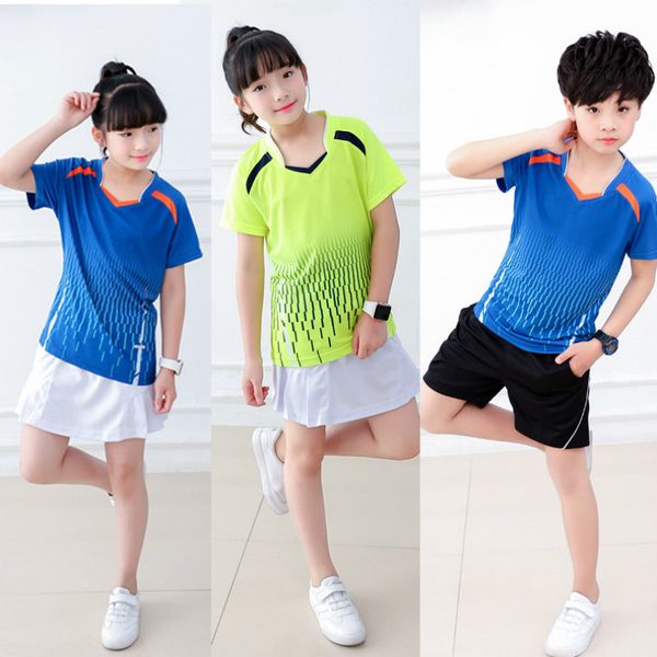 kids youth badminton shirt skirt suit for boys girls breathable running table tennis jersey training team uniform kit sportswear, Black
kids youth badminton shirt skirt suit for boys girls breathable running table tennis jersey training team uniform kit sportswear, Black