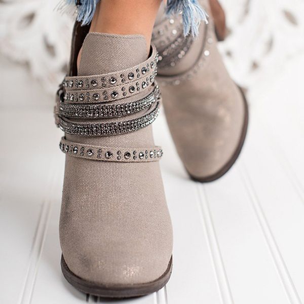 fashion denim boots women 2019 cross strap buckle keep warm winter women botas mujer female ankle boots high heels shoes, Black
fashion denim boots women 2019 cross strap buckle keep warm winter women botas mujer female ankle boots high heels shoes, Black