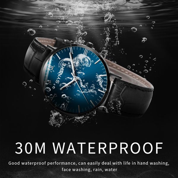 synoke quartz watch men's nordic simple style design business fashion watch waterproof, Slivery;brown
synoke quartz watch men's nordic simple style design business fashion watch waterproof, Slivery;brown