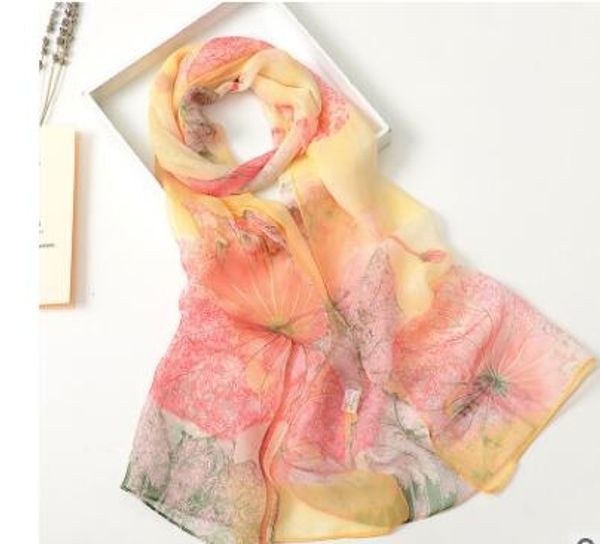 ladies thin scarf simulation scarf gradient sun scarf wy329, Blue;gray