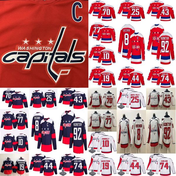 18-19 stanley cup champions washington capitals hockey 8 alex ovechkin 70 braden holtby 77 tj oshie 43tom wilson 92 kuznetsov hockey jerseys, Black;red
18-19 stanley cup champions washington capitals hockey 8 alex ovechkin 70 braden holtby 77 tj oshie 43tom wilson 92 kuznetsov hockey jerseys, Black;red