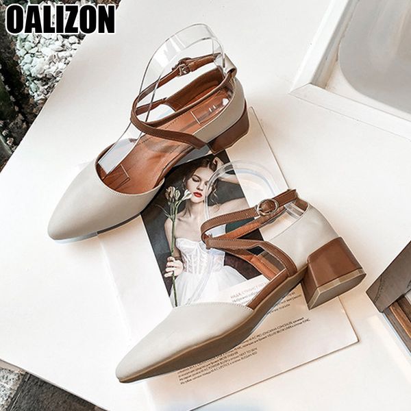 dress shoes fairy women's summer pointed toe sandals fashion ankle buckle strap mid chunky cover heels woman r208, Black
dress shoes fairy women's summer pointed toe sandals fashion ankle buckle strap mid chunky cover heels woman r208, Black