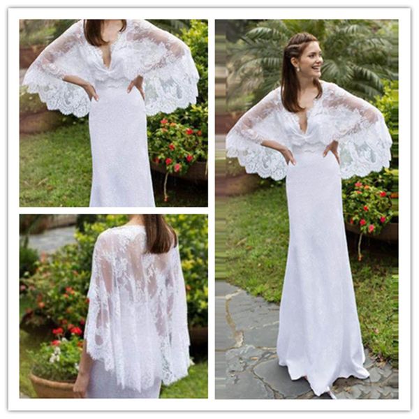 white lace beach wedding dresses batwing sleeves deep v neck elegant floor length vestidos de noiva bridal gowns custom vestidos de novia
white lace beach wedding dresses batwing sleeves deep v neck elegant floor length vestidos de noiva bridal gowns custom vestidos de novia