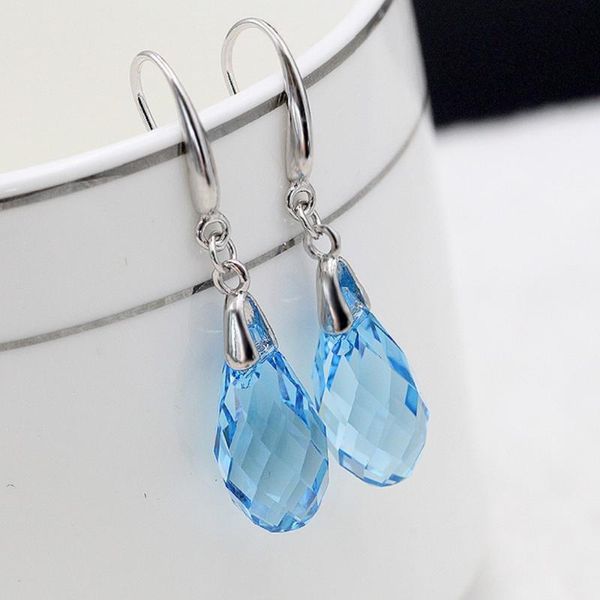 crystal drop beads 12x25mm earings fashion jewelry 1pair pink color glass water drop for diy making earrings women j, Silver
crystal drop beads 12x25mm earings fashion jewelry 1pair pink color glass water drop for diy making earrings women j, Silver