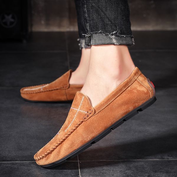 2020 new foreign trade large size shoes autumn new soft bottom leather peas mens shoes casual pedal lazy shoes, Black
2020 new foreign trade large size shoes autumn new soft bottom leather peas mens shoes casual pedal lazy shoes, Black