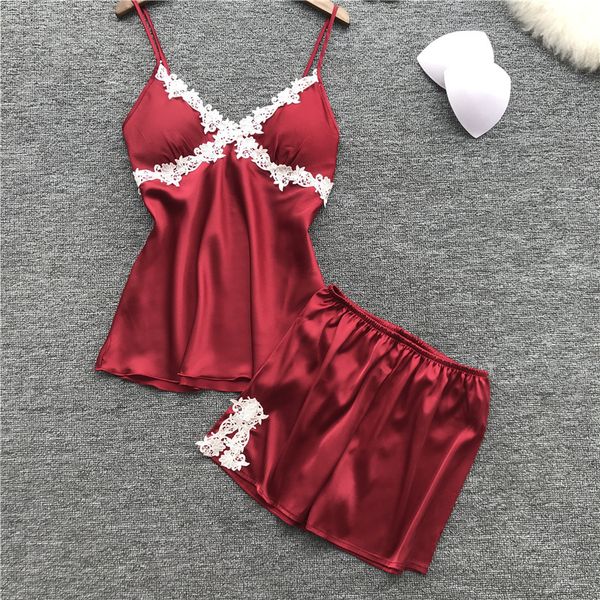 daeyard women's sleepwear pajamas sets lingerie floral cami and shorts 2pcs summer pyjamas nightie homewear with chest pads, Blue;gray
daeyard women's sleepwear pajamas sets lingerie floral cami and shorts 2pcs summer pyjamas nightie homewear with chest pads, Blue;gray