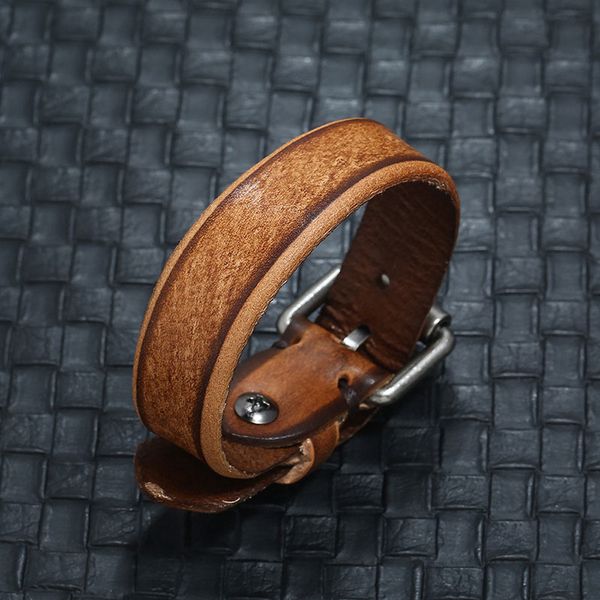 retro punk simple fashion brown leather charm bracelets handmade bangle for men party club decor jewelry, Black
retro punk simple fashion brown leather charm bracelets handmade bangle for men party club decor jewelry, Black