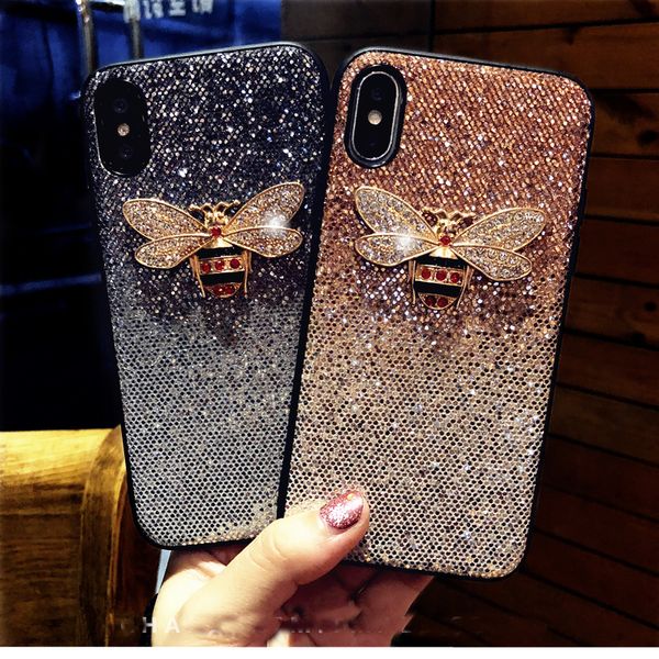 Luxury Metal Алмазные Bee Блеск телефон случае для iphone X XR XS MAX 7 8 6 6S плюс Обложка для Samsung Ga
Luxury Metal Алмазные Bee Блеск телефон случае для iphone X XR XS MAX 7 8 6 6S плюс Обложка для Samsung Ga