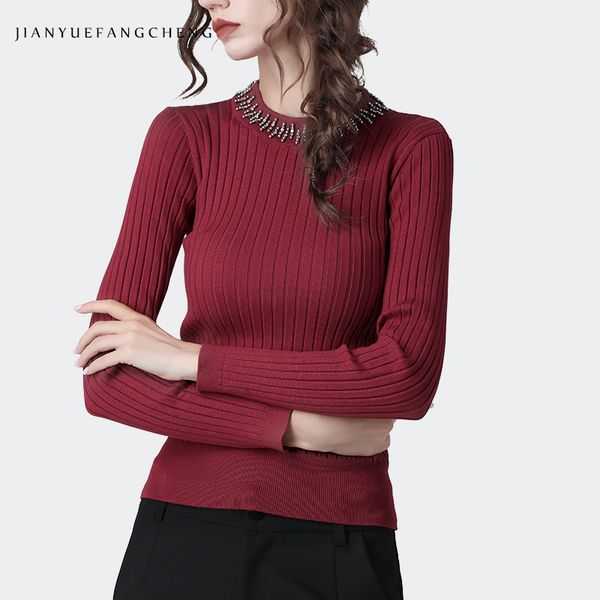 skinny women knit sweater elastic thin long sleeve o-neck autumn winter bottoming striped with metal necklace, White;black
skinny women knit sweater elastic thin long sleeve o-neck autumn winter bottoming striped with metal necklace, White;black