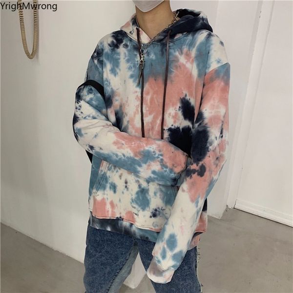 pink rainbow contrast tie dye print hooded hat pocket loose sweatshirt pullover hoodie women man punk korean harajuku streetwear, Black
pink rainbow contrast tie dye print hooded hat pocket loose sweatshirt pullover hoodie women man punk korean harajuku streetwear, Black