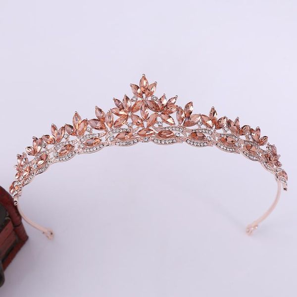 fashion simple crystal leaf bridal tiaras crown princess queen rhinestone pageant diadem wedding hair accessories tiara de noiva, Golden;white
fashion simple crystal leaf bridal tiaras crown princess queen rhinestone pageant diadem wedding hair accessories tiara de noiva, Golden;white