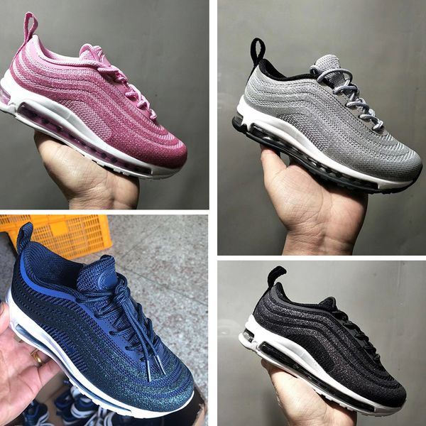 

nike air max 95 кроссовки для мальчиков кроссовки для девочек беговая обувь подростковая спортивная обувь chaussures youth maxes chaussure д, Black