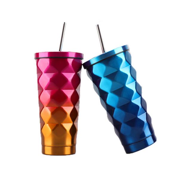 diamond gradient stainless steel cups with straws 520ml drinking tumblers eco-friendly cups
diamond gradient stainless steel cups with straws 520ml drinking tumblers eco-friendly cups