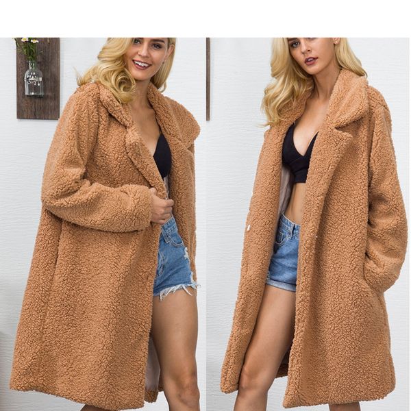 fashion streetwear women coats and jackets faux fur teddy bear plus size women jackets spring autumn long sleeve faux fur coat, Black
fashion streetwear women coats and jackets faux fur teddy bear plus size women jackets spring autumn long sleeve faux fur coat, Black
