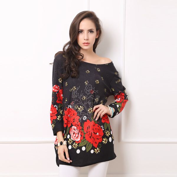 fashion womens shirts vêtements de femme women designer clothes t shirts rose long sleeves t-shirt ladies clothing crop sale, White
fashion womens shirts vêtements de femme women designer clothes t shirts rose long sleeves t-shirt ladies clothing crop sale, White