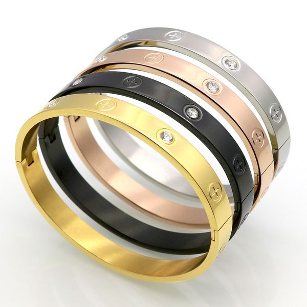 fashion brand jewelry titanium lovers bracelets cross screw gold/black/rose/silver 4 colors h bangles men wholesale c19010401
fashion brand jewelry titanium lovers bracelets cross screw gold/black/rose/silver 4 colors h bangles men wholesale c19010401