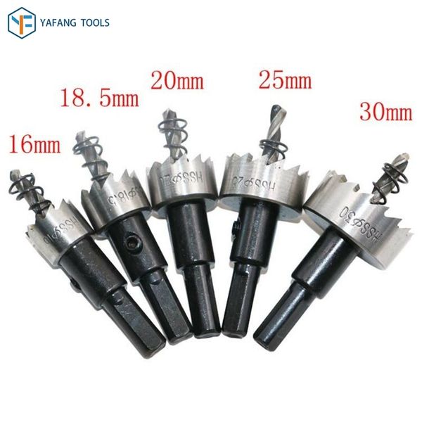 5pcs/set carbide tip hss drill bit hole saw metal wood drilling cutter power tool for installing locks 16/18.5/20/25/30mm
5pcs/set carbide tip hss drill bit hole saw metal wood drilling cutter power tool for installing locks 16/18.5/20/25/30mm