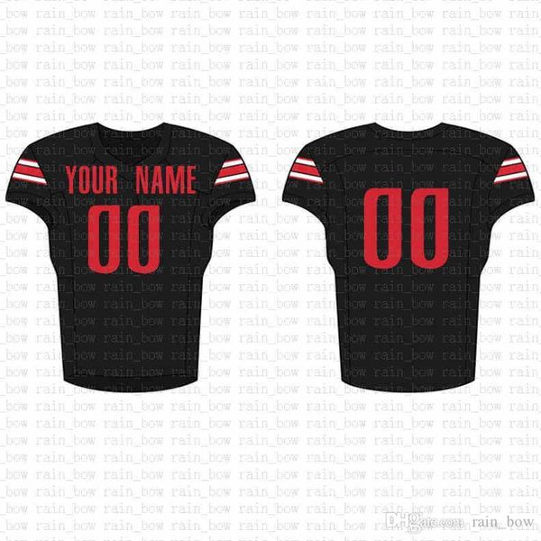 2019 new custom football jersey mens embroidery logos 100% stitched sale d16, Black;red
2019 new custom football jersey mens embroidery logos 100% stitched sale d16, Black;red