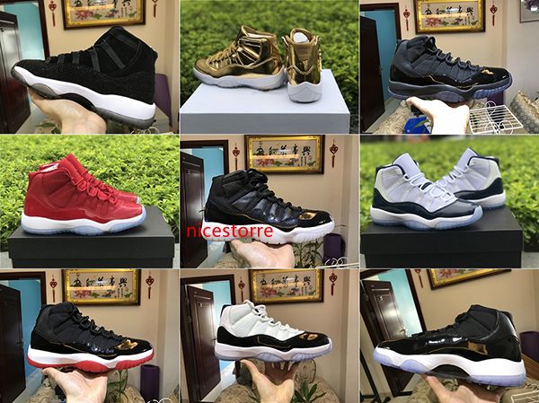 with mens and women 11s space jam gym red gold midnight navy concord high basketball shoes for men sports sneakers
with mens and women 11s space jam gym red gold midnight navy concord high basketball shoes for men sports sneakers