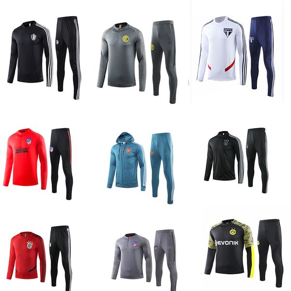 2019 2020 men/sport outdoors madrid ajax apparel athletic spfc dort soccer football running wear tracksuits run training sets uniforms, Black;blue
2019 2020 men/sport outdoors madrid ajax apparel athletic spfc dort soccer football running wear tracksuits run training sets uniforms, Black;blue