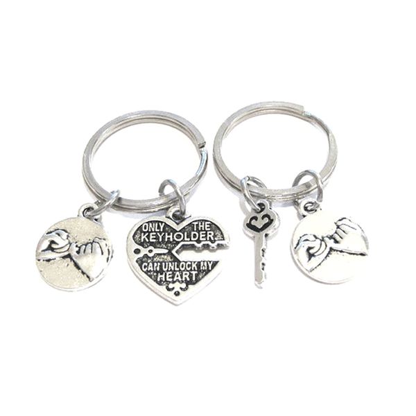 lock & key hand-held key chain parent-child family to keychain friendship agreement sisters keychain couple keychain, Silver
lock & key hand-held key chain parent-child family to keychain friendship agreement sisters keychain couple keychain, Silver