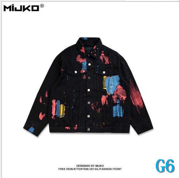 hip hop men designer splash paint jacket street denim jackets fashion men streetwear street style jacket wear clothing excellent qualityg6, Black;brown
hip hop men designer splash paint jacket street denim jackets fashion men streetwear street style jacket wear clothing excellent qualityg6, Black;brown