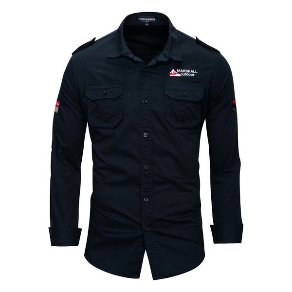 will code men's wear long sleeve lapel shirt pure cotton outdoors leisure time pocket shirt 115, White;black
will code men's wear long sleeve lapel shirt pure cotton outdoors leisure time pocket shirt 115, White;black