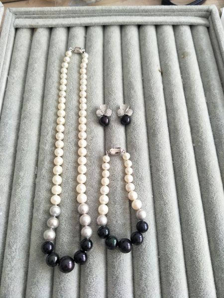 meibapj 925 sterling silver 7-12 nearround pearl gradient jewelry set necklace bracelet and earrings three-piece suite for women
meibapj 925 sterling silver 7-12 nearround pearl gradient jewelry set necklace bracelet and earrings three-piece suite for women