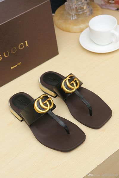 Women Designer Sandals 100% real Leather Slippers flip flops Metal chains Summer slipper style shoes for women 35-42 02
Women Designer Sandals 100% real Leather Slippers flip flops Metal chains Summer slipper style shoes for women 35-42 02