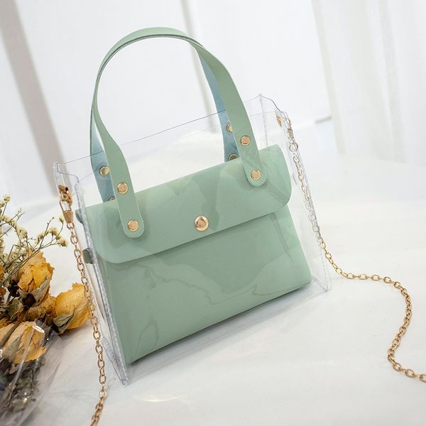 2020 summer new style korean-style pu leather transparent jelly color different size bags hand cross-body phone bag shoulder bag
2020 summer new style korean-style pu leather transparent jelly color different size bags hand cross-body phone bag shoulder bag