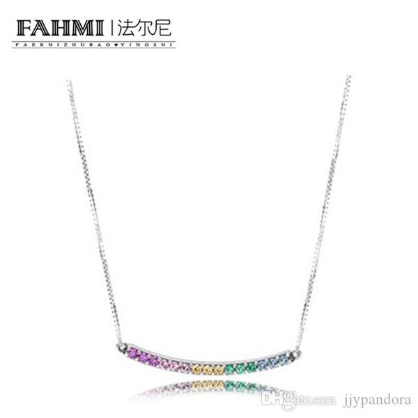 orsa 100% 925 sterling silver new rainbow necklace colorful colorful charm zircon rainbow clavicle chain
orsa 100% 925 sterling silver new rainbow necklace colorful colorful charm zircon rainbow clavicle chain