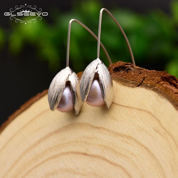 glseevo natural fresh water pink pearl drop earrings gift for daughter flower dangle earring for women fine jewelry ge0631 cj191209, Golden
glseevo natural fresh water pink pearl drop earrings gift for daughter flower dangle earring for women fine jewelry ge0631 cj191209, Golden