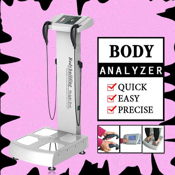 2019 selling body composition analyzer/body element analyzer with infrared printer a4 printer ing