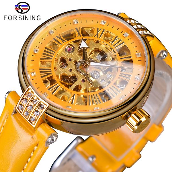 forsining yellow genuine leather belt golden gear movement diamond display mens automatic mechanical wristwatch brand luxury, Slivery;brown
forsining yellow genuine leather belt golden gear movement diamond display mens automatic mechanical wristwatch brand luxury, Slivery;brown