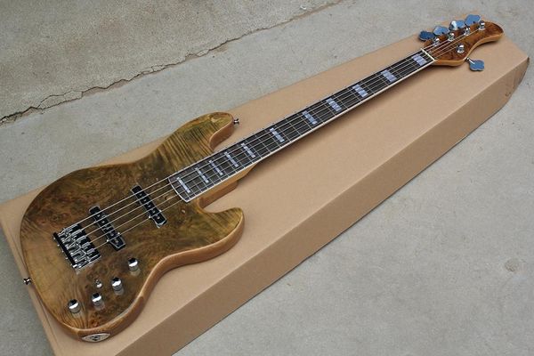 2018 Factory Custom Brown 5-string Electric Bass Guitar with Rosewood Fingerboard,Chrome Hardwares,2 Pickups,Good Quality
2018 Factory Custom Brown 5-string Electric Bass Guitar with Rosewood Fingerboard,Chrome Hardwares,2 Pickups,Good Quality