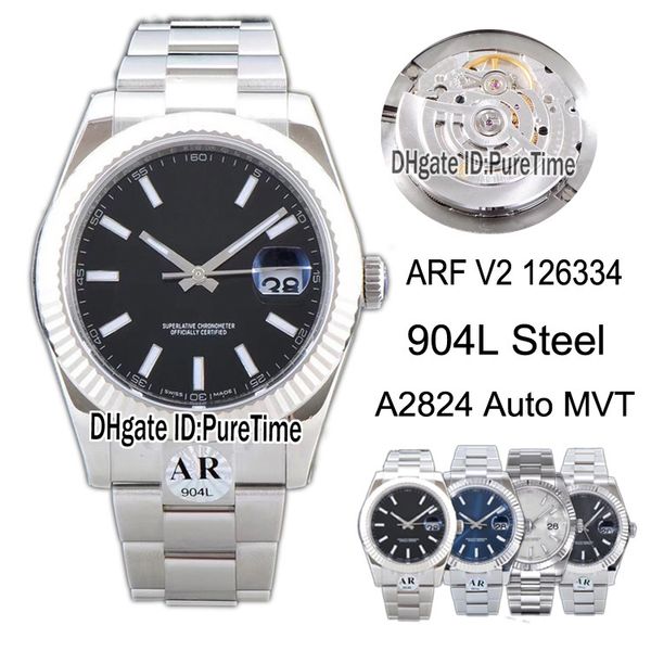 new edition arf v2 datejust 41mm 126334 904l steel case black dial eta a2824 automatic mens watch jubilee bracelet watches puretime r01, Slivery;brown
new edition arf v2 datejust 41mm 126334 904l steel case black dial eta a2824 automatic mens watch jubilee bracelet watches puretime r01, Slivery;brown