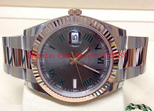 Лучшие качества Новое 18k розовое золото, сталь Мужские Античная Часы Datejust 41mm 126331 Bi
Лучшие качества Новое 18k розовое золото, сталь Мужские Античная Часы Datejust 41mm 126331 Bi